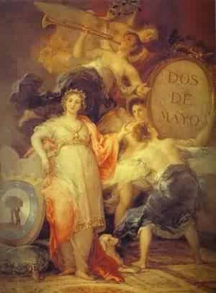 Allegory of the city of madrid 1810 museo municipal madri